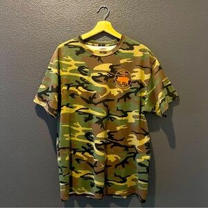 Notorious Pig Camouflage Bbq Tshirt Sz L